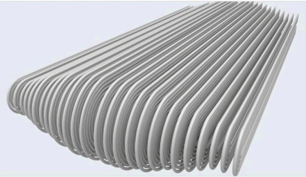 Boiler heat exchange, built-in stainless steel coil